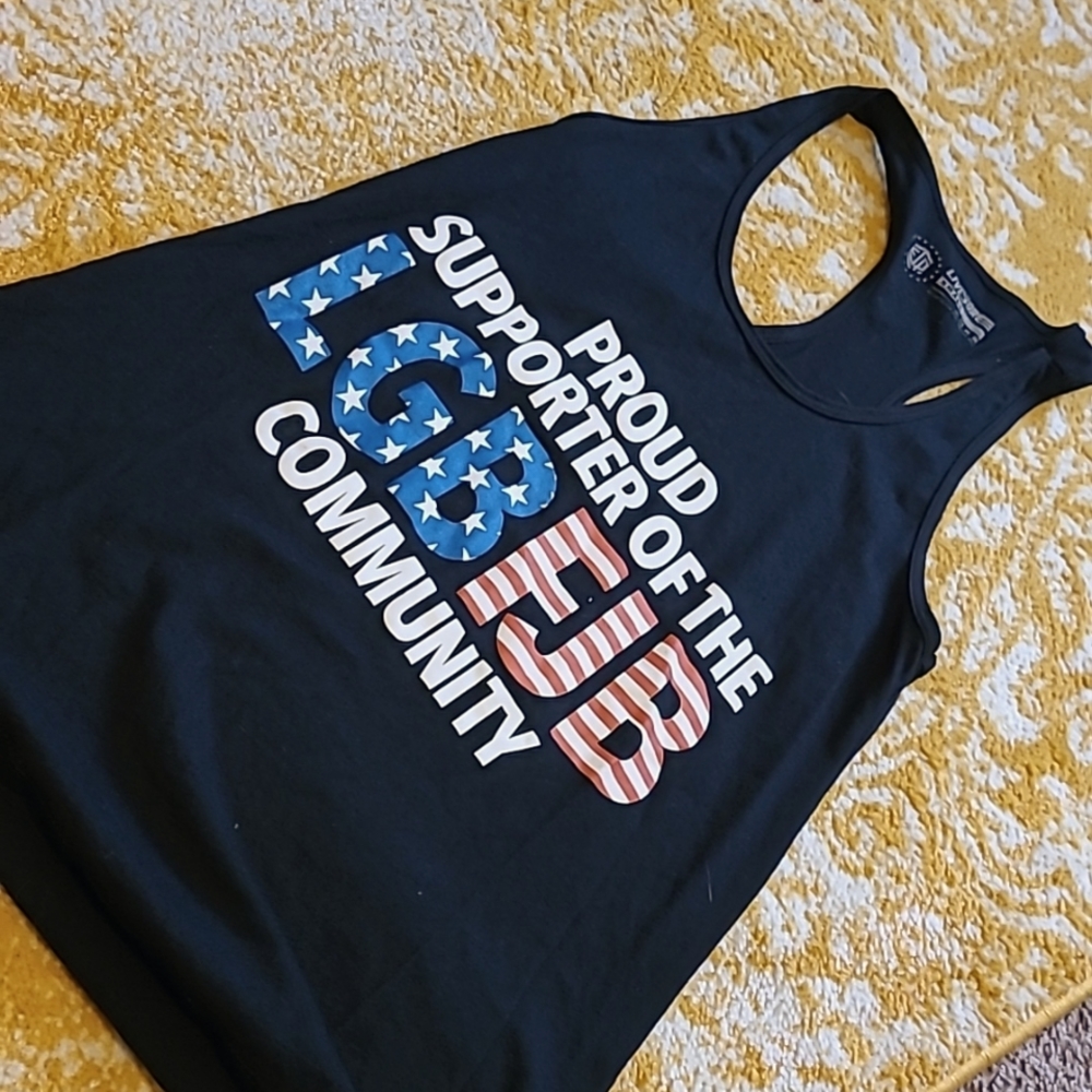 NWOT lgbfjb patriotic tank
